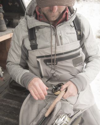 Simms Headwaters Pro Waders Action Simms Headwaters Pro Waders Action